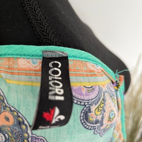 Colori maxi Paisley Print Dress size large - Picture 6 of 7